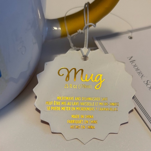 Oversized 25oz Mug Take a Deep Breath / Yes You Can Motivational Coffee Cup NWT - Picture 5 of 7